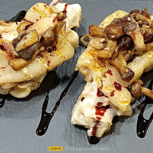 Peus de porc a la planxa