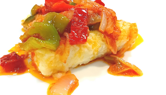 Bacallà amb samfaina