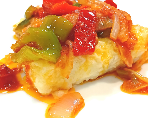 Bacallà amb samfaina
