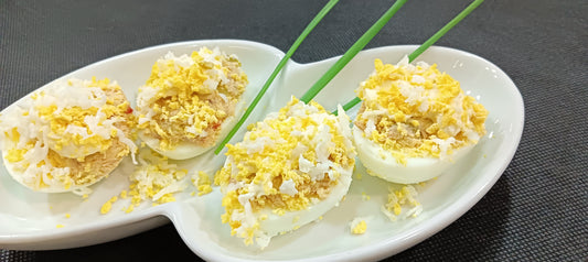 Ous farcits amb tonyina