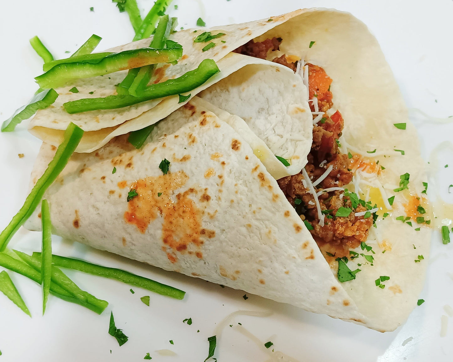 Fajita picant de carn i verdures