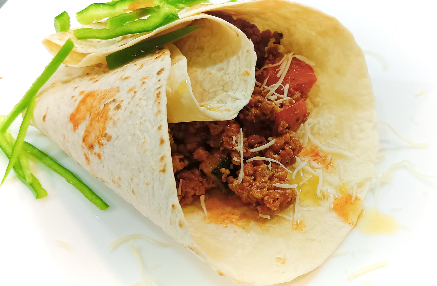 Fajita picant de carn i verdures