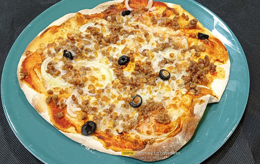 Pizza Bolonyesa Mitjana 9,50/ Gran 14,50