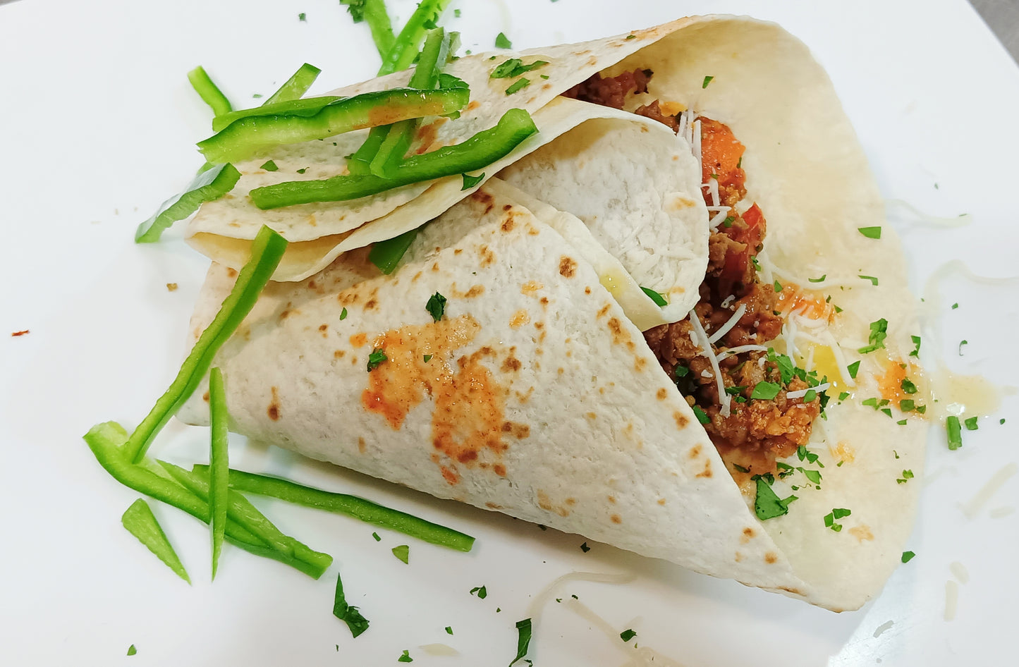 Fajita picant de carn i verdures